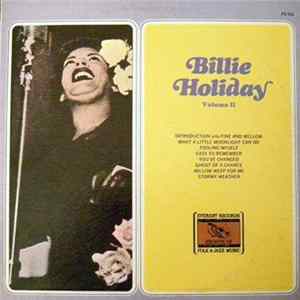 Billie Holiday - Billie Holiday Volume II Mp3