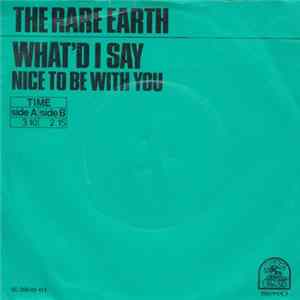 Rare Earth - What'd I Say Mp3