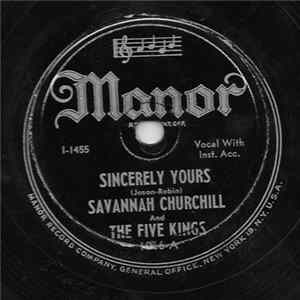 Savannah Churchill And The Five Kings - Sincerely Yours / I'm Too Shy Mp3