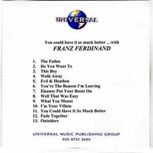 Franz Ferdinand - You Could Have It So Much Better Mp3