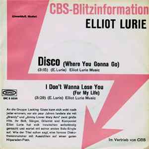 Elliot Lurie - Disco (Where You Gonna Go) Mp3