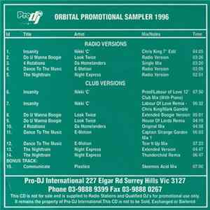 Various - Orbital Promotional Sampler 1996 Mp3