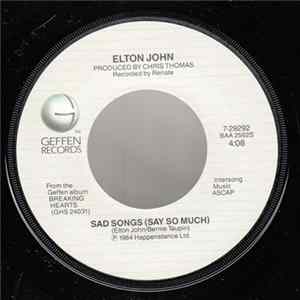 Elton John - Sad Songs (Say So Much) Mp3