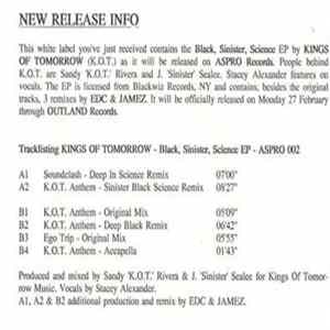 Kings Of Tomorrow - Black, Sinister, Science EP Mp3
