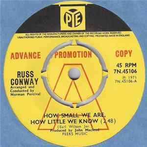 Russ Conway - How Small We Are, How Little We Know Mp3