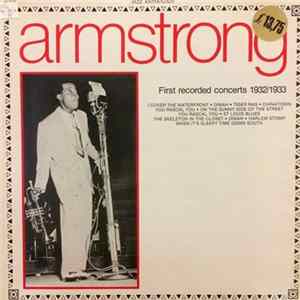 Armstrong - First Recorded Concerts 1932 / 1933 Mp3