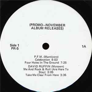 P.F.M. / David Ruffin / Stray Dog / Severin Browne - Promo - November Album Releases Mp3