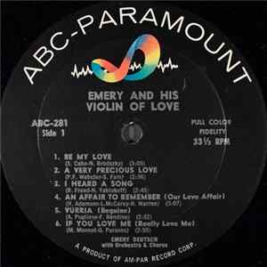 Emery Deutsch - Emery And His Violin Of Love Mp3