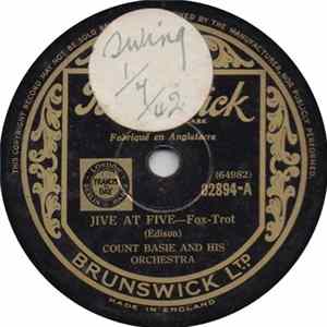 Count Basie And His Orchestra - Jive At Five / Evil Blues Mp3