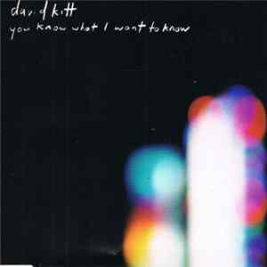 David Kitt - You Know What I Want To Know Mp3