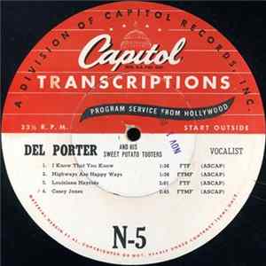 Del Porter And His Sweet Potato Tooters - Del Porter Mp3