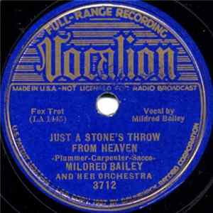 Mildred Bailey And Her Orchestra - Bob White / Just A Stone's Throw From Heaven Mp3