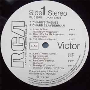 Richard Clayderman - Richard's Themes Mp3