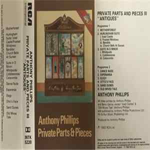 Anthony Phillips - Private Parts & Pieces III "Antiques" Mp3