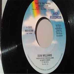 Don Williams - That's The Thing About Love Mp3