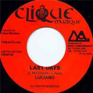 Luciano - Last Days Mp3
