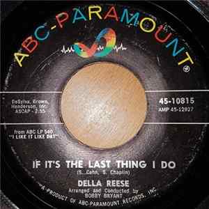 Della Reese - If It's The Last Thing I Do / A Stranger On Earth Mp3