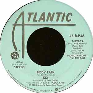 Kix - Body Talk Mp3