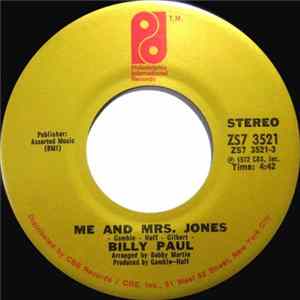 Billy Paul - Me And Mrs. Jones / Your Song Mp3