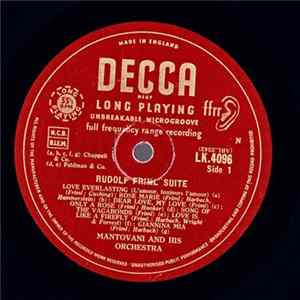 Mantovani And His Orchestra - Rudolf Friml Suite Mp3
