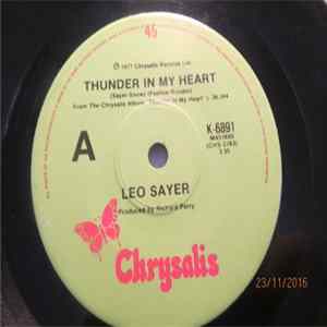 Leo Sayer - Thunder In My Heart Mp3