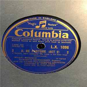 Mozart, Elisabeth Schwarzkopf, Josef Krips, Vienna Philharmonic Orchestra - Il Re Pastore Mp3