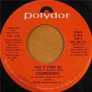 Commodores - Take It From Me Mp3