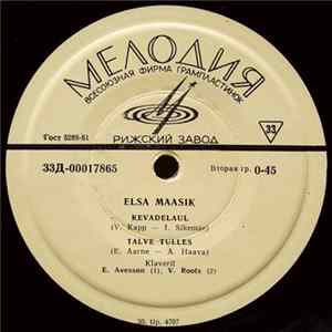 Elsa Maasik - Kevadelaul Mp3