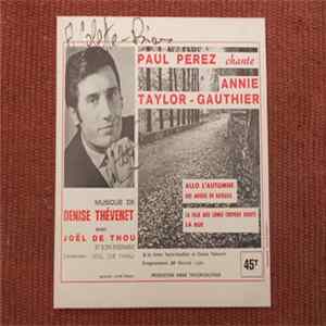 Paul Perez - Chante Annie Taylor-Gauthier Mp3