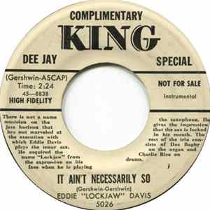 Eddie "Lockjaw" Davis - It's Ain't Necessarily So / Speak Low Mp3