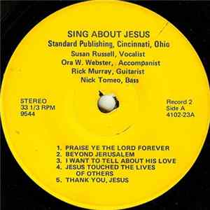 Susan Russell - Sing About Jesus Mp3