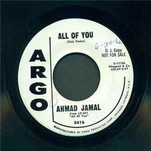 Ahmad Jamal - All Of You / You're Blase Mp3