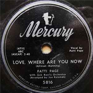 Patti Page With Jack Rael's Orchestra - Love, Where Are You Now / Whispering Winds Mp3