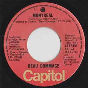 Beau Dommage - Montreal Mp3