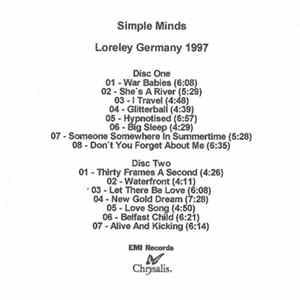 Simple Minds - Loreley Germany 1997 Mp3