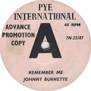 Johnny Burnette - Remember Me / Time Is Not Enough Mp3