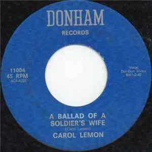 Carol Lemon - A Ballad Of A Soldier's Wife Mp3