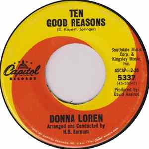 Donna Loren - Ten Good Reasons / Ninety Day Guarantee Mp3