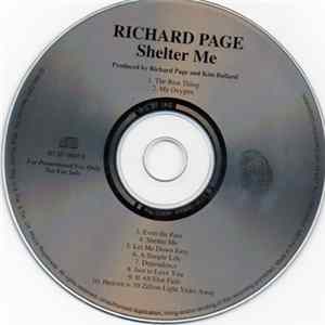 Richard Page - Shelter Me Mp3