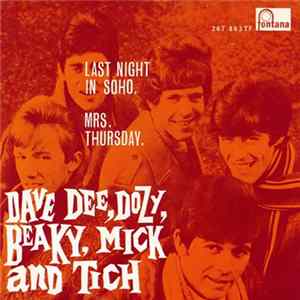 Dave Dee, Dozy, Beaky, Mick & Tich - Last Night In Soho Mp3