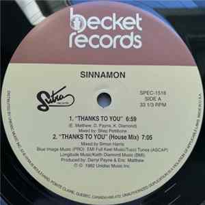 Sinnamon - Thanks To You / He's Gonna Take You Home (To His House) Mp3
