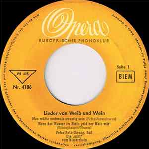 Peter Roth-Ehrang - Lieder Von Weib Und Wein Mp3