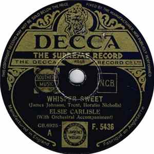 Elsie Carlisle - Whisper Sweet / Dancing With My Shadow Mp3