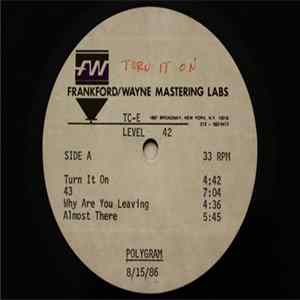 Level 42 - Turn It On Mp3