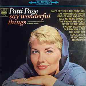 Patti Page - Say Wonderful Things Mp3
