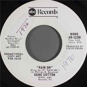 Gene Cotton - Rain On Mp3