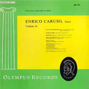 Enrico Caruso - Enrico Caruso Volume 16 Mp3