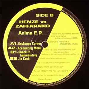 Henze vs. Zaffarano - Anima E.P. Mp3