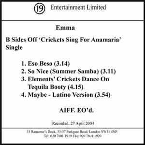 Emma - Crickets Sing For Anamaria Mp3