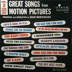 Hugo Montenegro - Great Songs From Motion Pictures Vol. 2 1938 - 1944 Mp3